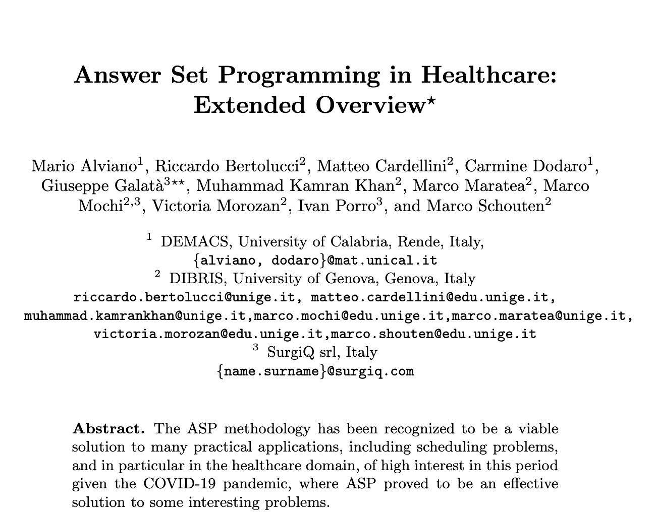 Thumbnail for ASP in Healthcare Overview